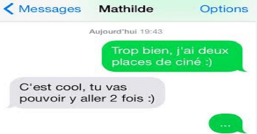 Ces sms qui prouvent que les mecs savent bien retourner une situation