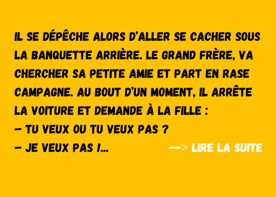 Tu veux ou tu veux pas